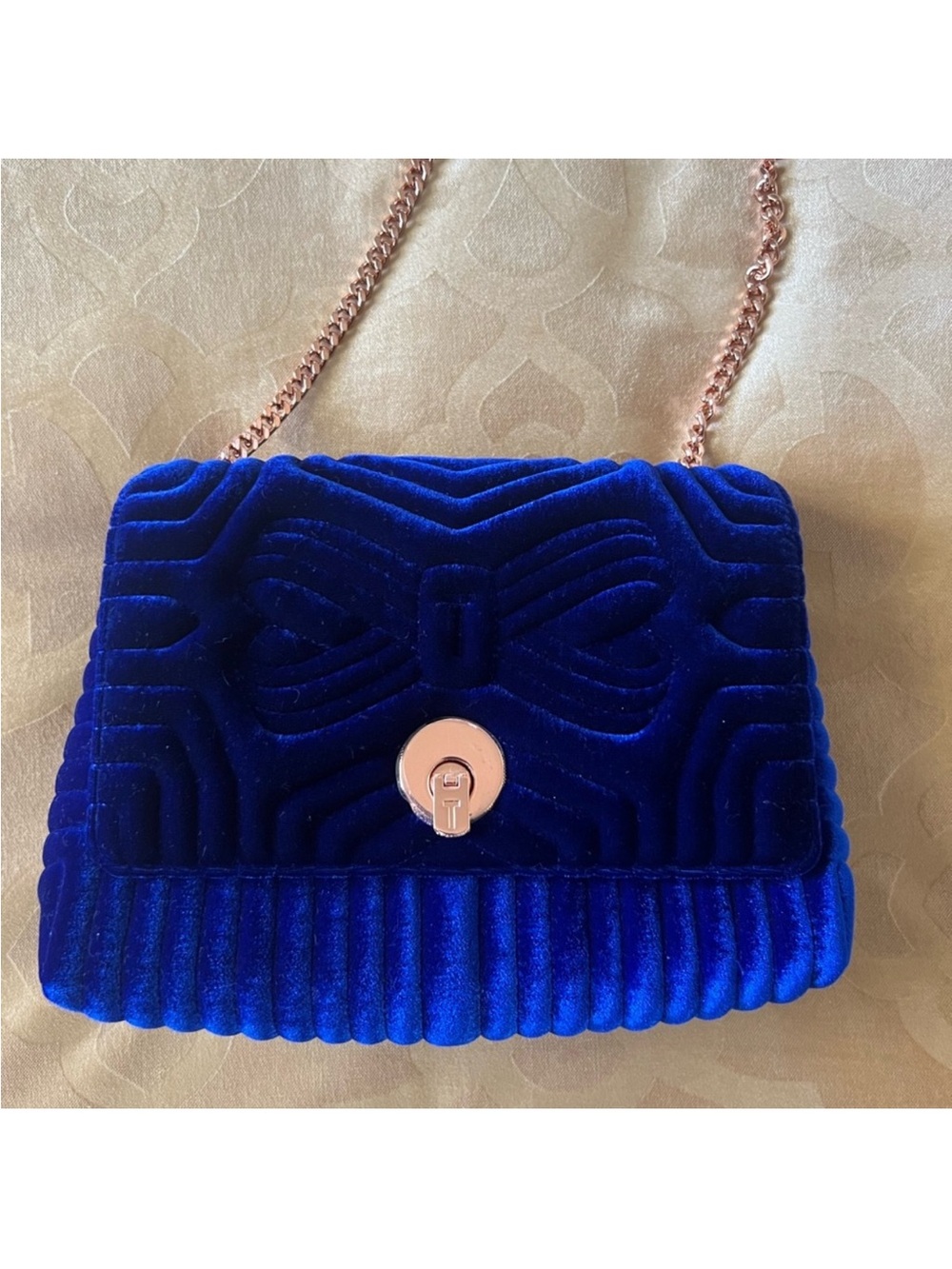 TED BAKER LONDON VELVET BAG - Picture 2 of 6